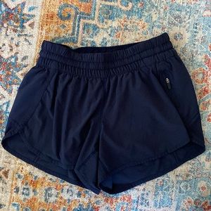 Lululemon Navy Running Shorts, size 10